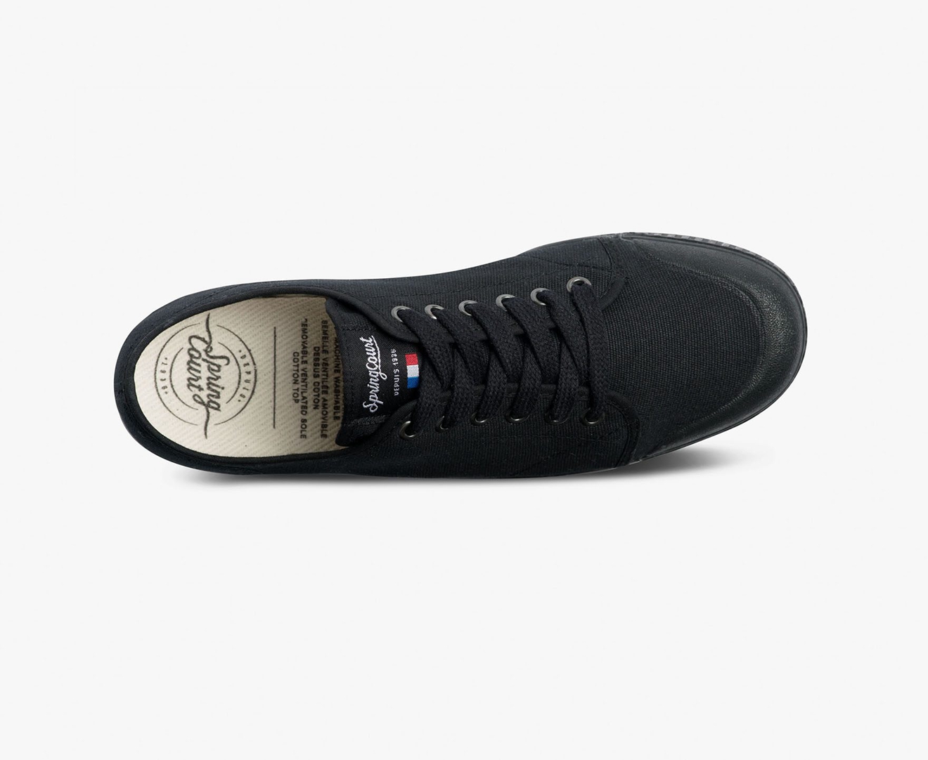 Spring Court G2 CANVAS Men's Trainers Black | South Africa-64PKEIMLF